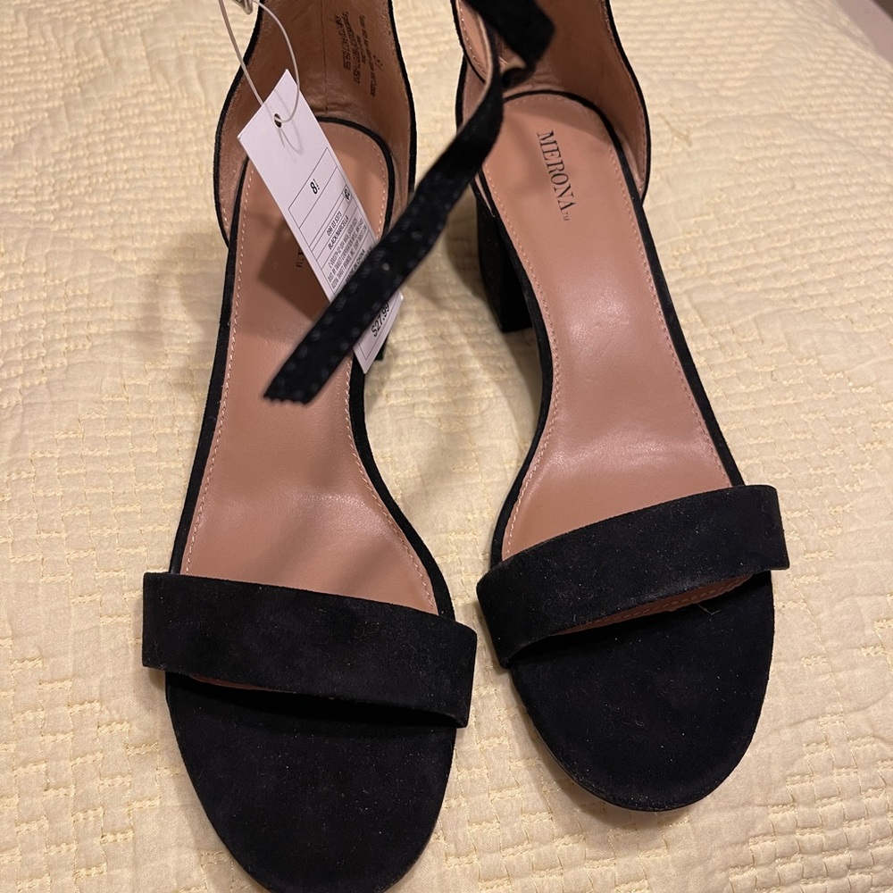 Merona NWT block heel 8.5